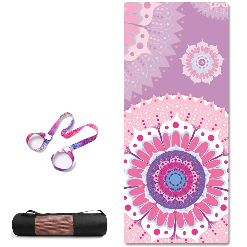Non Slip Tpe Suede Yoga Mat Eco-Friendly Carpet For Pilates Exercise Pad
