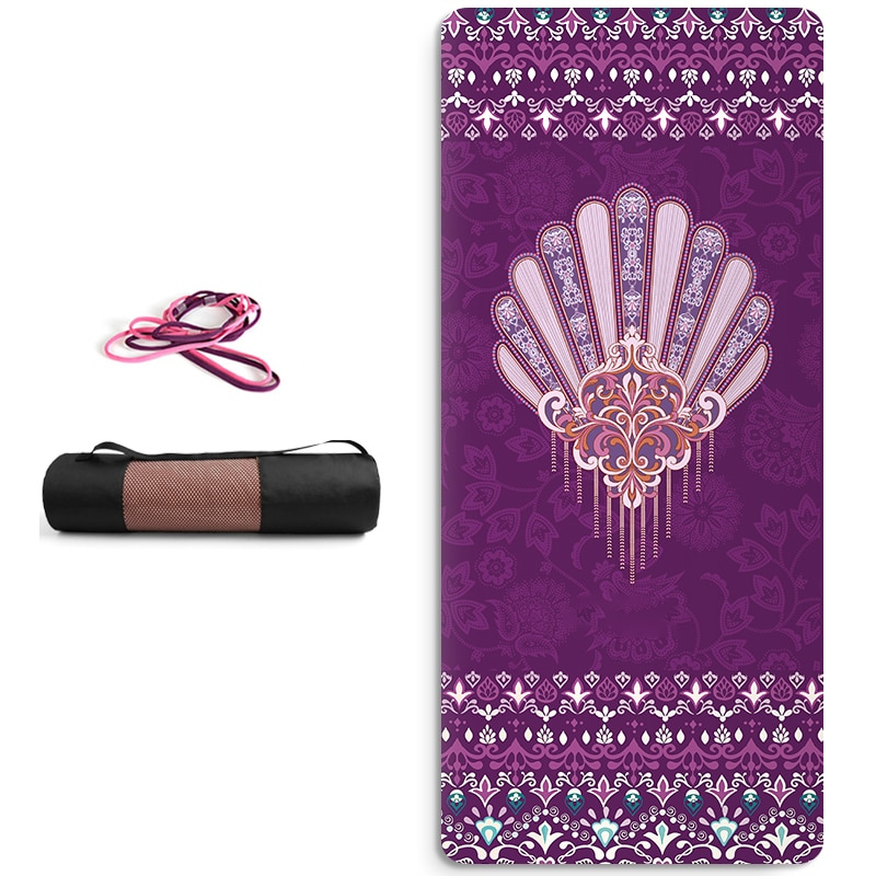 Non Slip Tpe Suede Yoga Mat Eco-Friendly Carpet For Pilates Exercise Pad