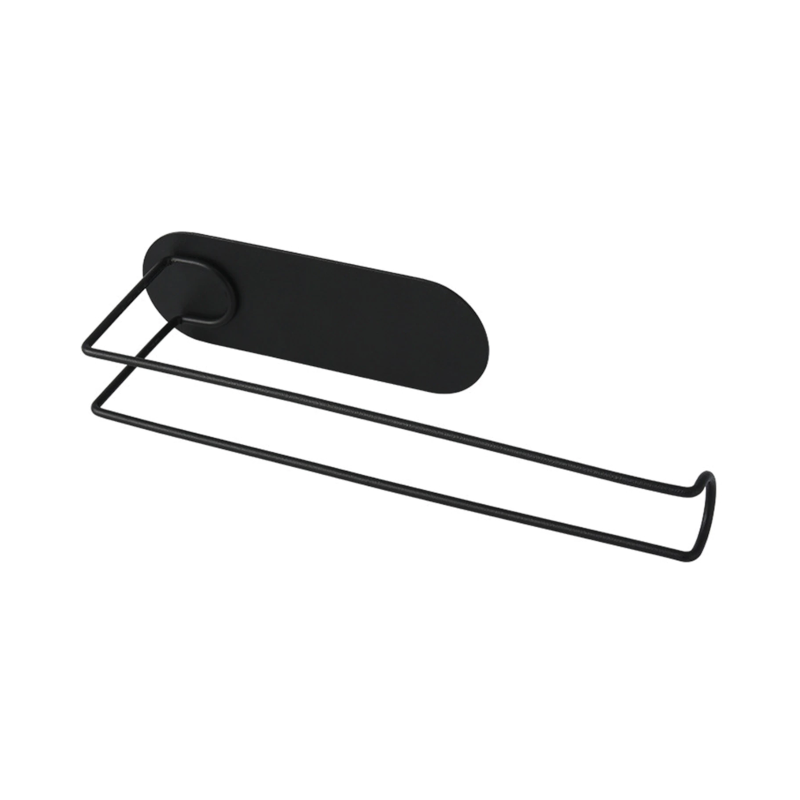 Nordic Iron Paper Towel Holder Wall Mounted Storage Rack Shelf Kitchen Tool