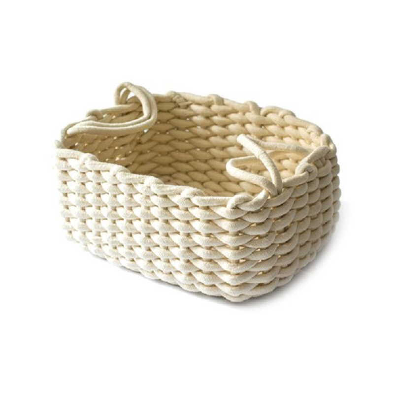 Nordic Thick Cotton Rope Storage Box Simple Basket