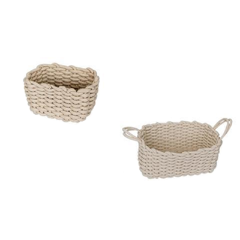 Nordic Thick Cotton Rope Storage Box Simple Basket