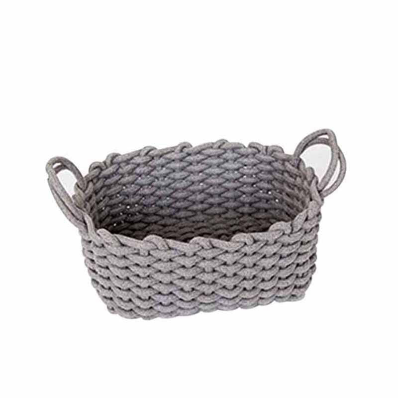Nordic Thick Cotton Rope Storage Box Simple Basket