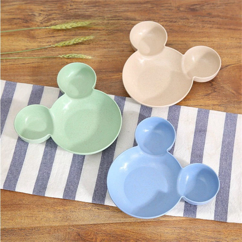 Novelty Mouse Dinner Plates Children Tableware