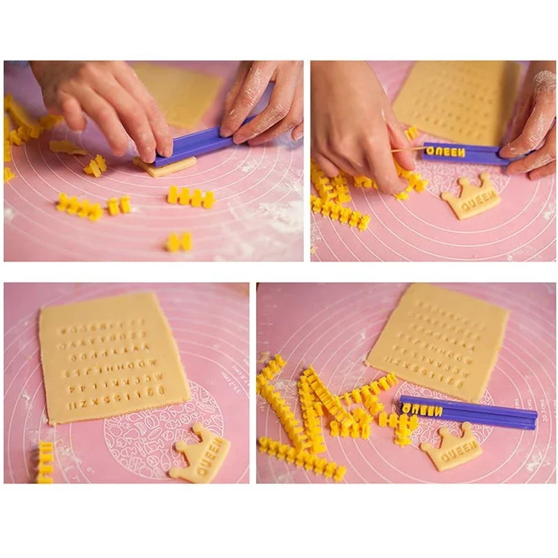 Number Alphabet Stamps Diy Press Print Name On Ceramic Pottery Soap Candle Cookie Tools
