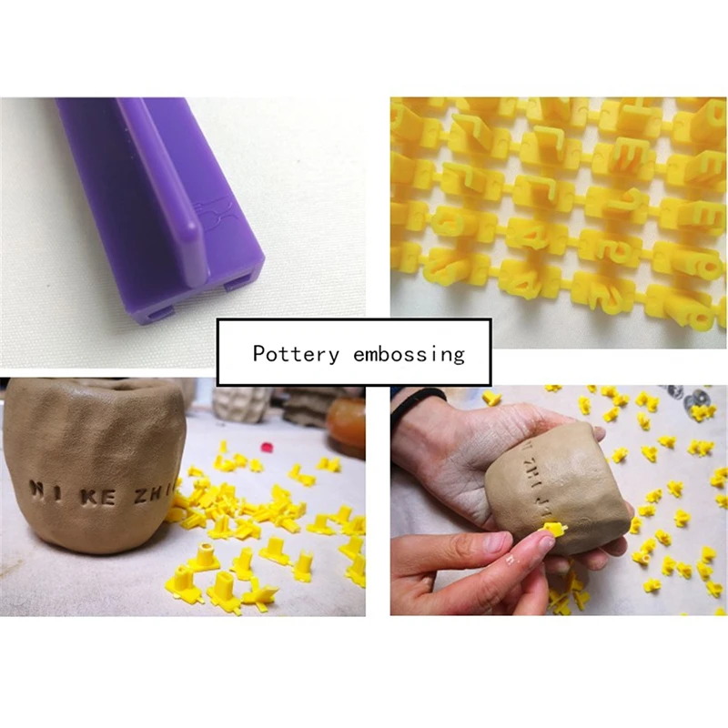 Number Alphabet Stamps Diy Press Print Name On Ceramic Pottery Soap Candle Cookie Tools