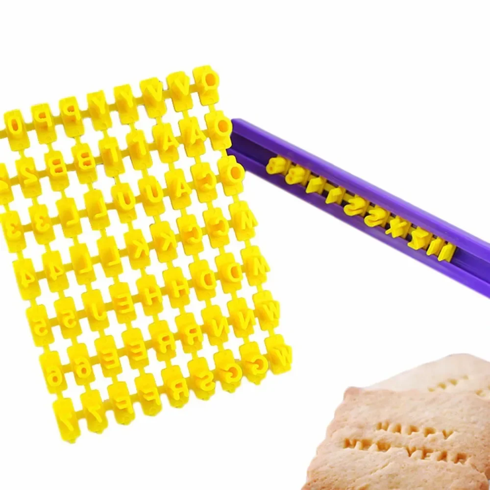 Number Alphabet Stamps Diy Press Print Name On Ceramic Pottery Soap Candle Cookie Tools