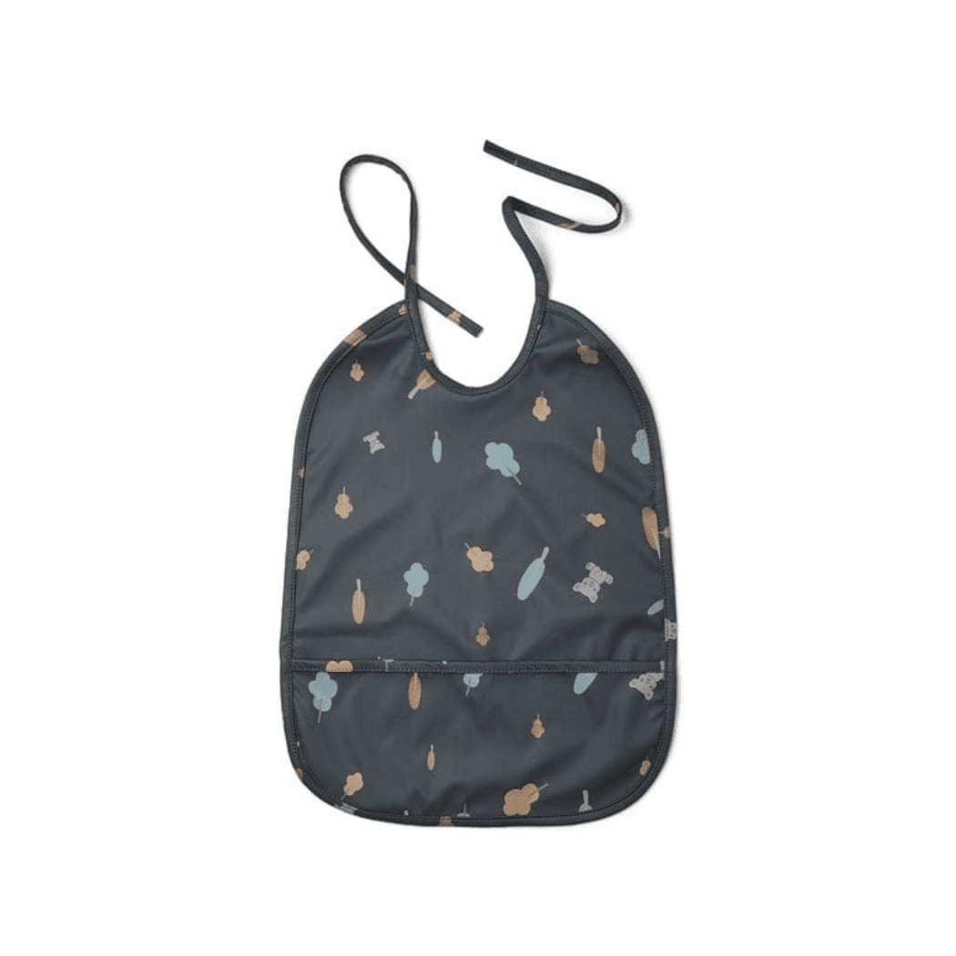 Nuuroo Alberte Long Coated Bib Cream Leaf