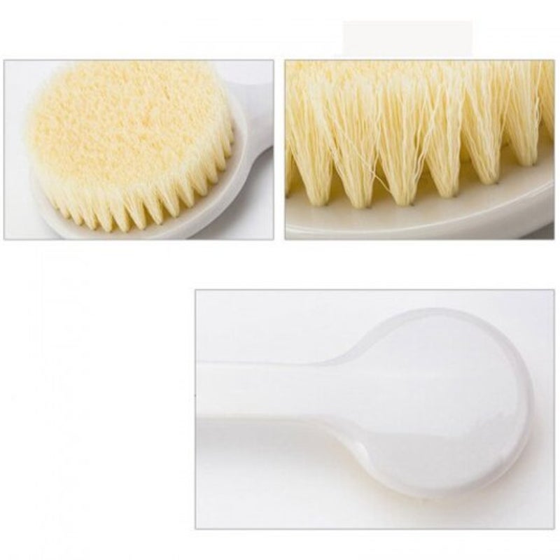 Nylon Soft Hair Long Handle Back Massage Bath Brush Exfoliating Adult
