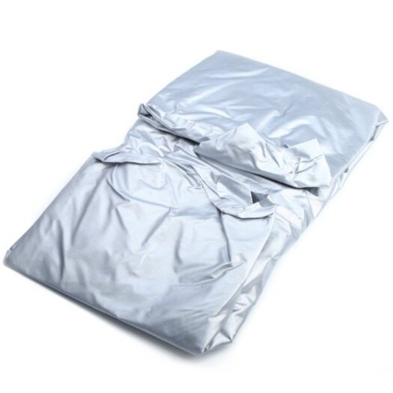 Nylon Waterproof Dustproof Uv Protective Bicycle Cover Silver Black M