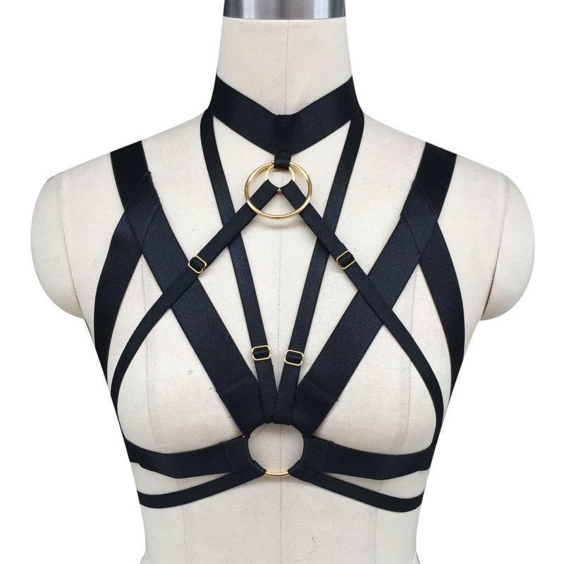 Ring Harness Women Body Fetish Clothing