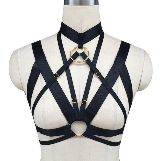 Ring Harness Women Body Fetish Clothing