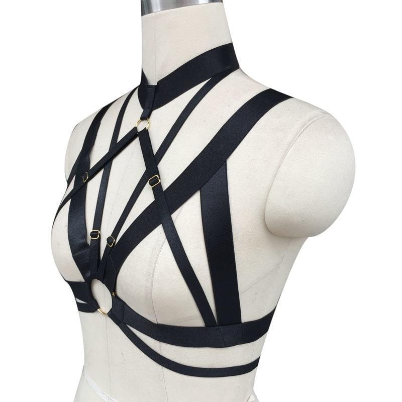 Ring Harness Women Body Fetish Clothing