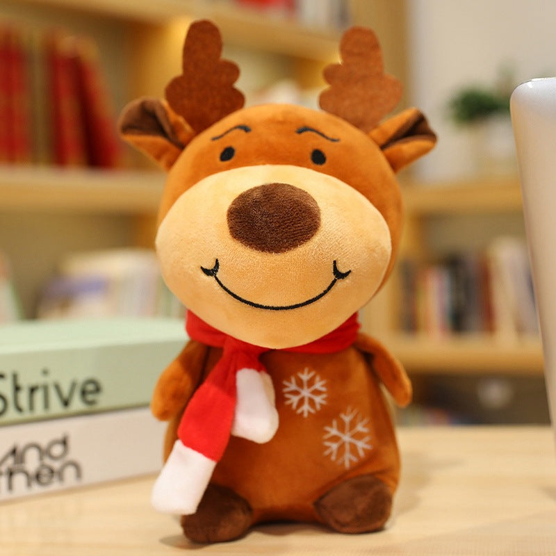 Santa Doll Plush Toy Elk Christmas Tree Gift Decoration Ornaments Festive