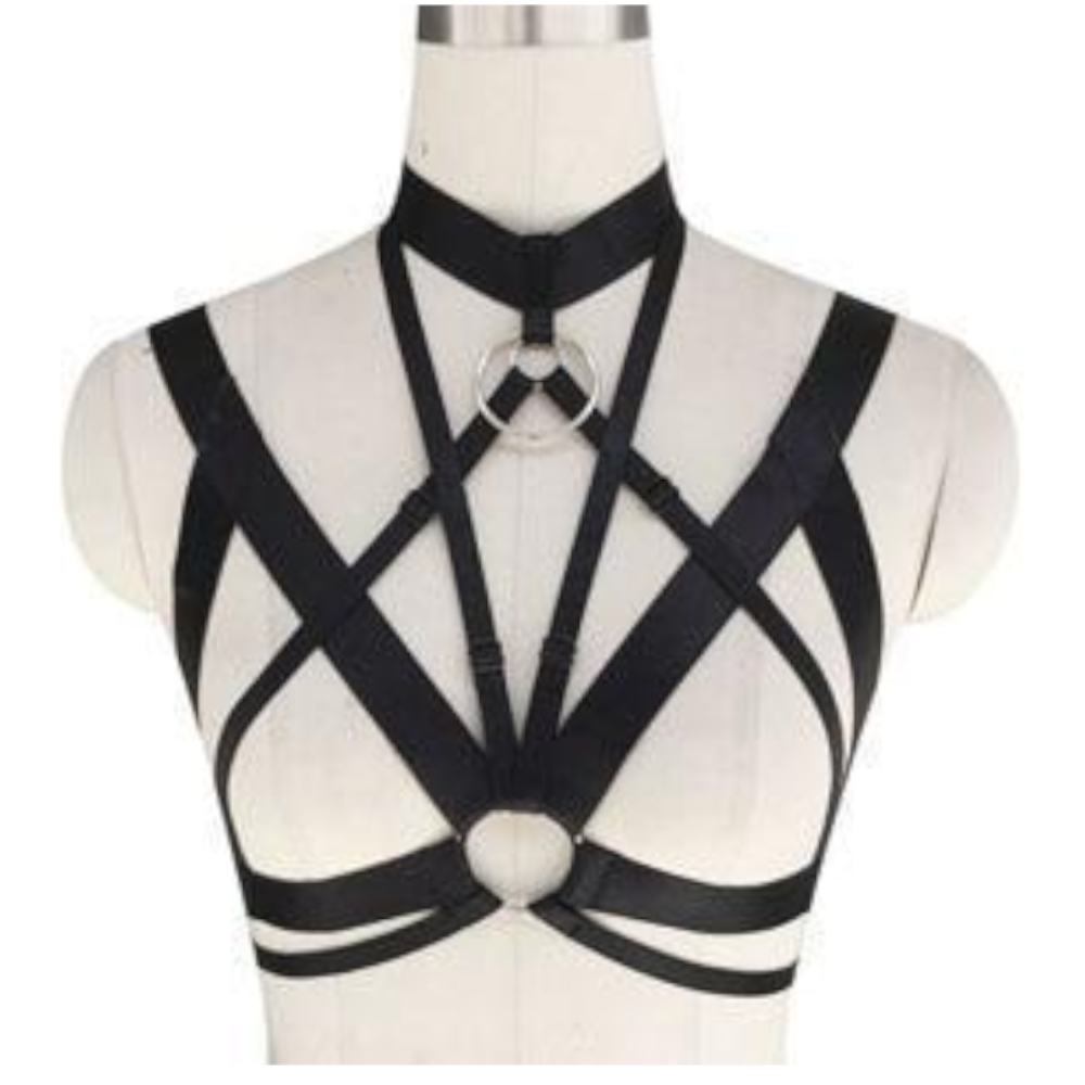 Ring Harness Women Body Fetish Clothing