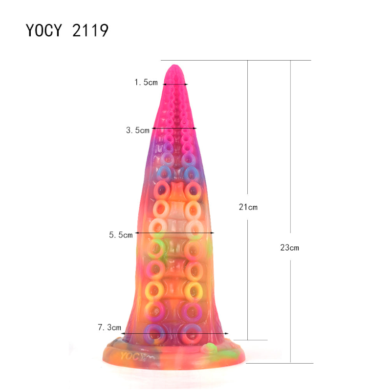 Octopus Tentacles Glow In Dark 2119 Aw13 Fantasy Beast Mythical Advanced Dildo Men Women