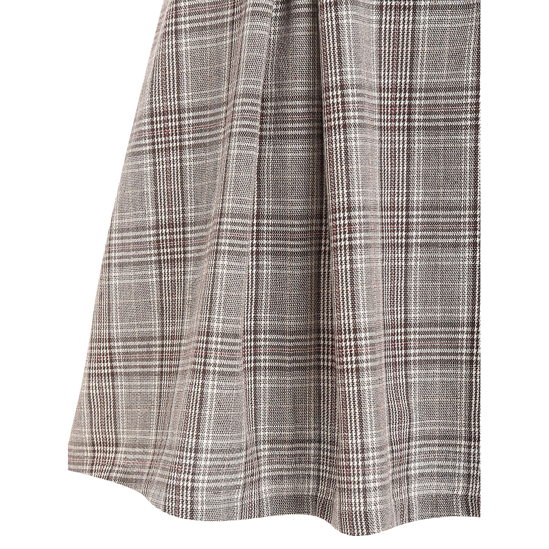 Off The Shoulder Tee And Crisscross Plaid Suspender Skirt Set Two Piece Dress