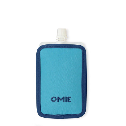 Omiebox Omiechill Freezable Yoghurt Pouch Blue Reusable Ice Pack For Food And Drinks