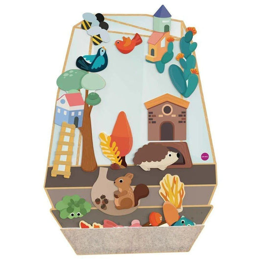 1 Sets of Oribel 1 Sets Of Vertiplay Wall Toy: Enchanted Garden