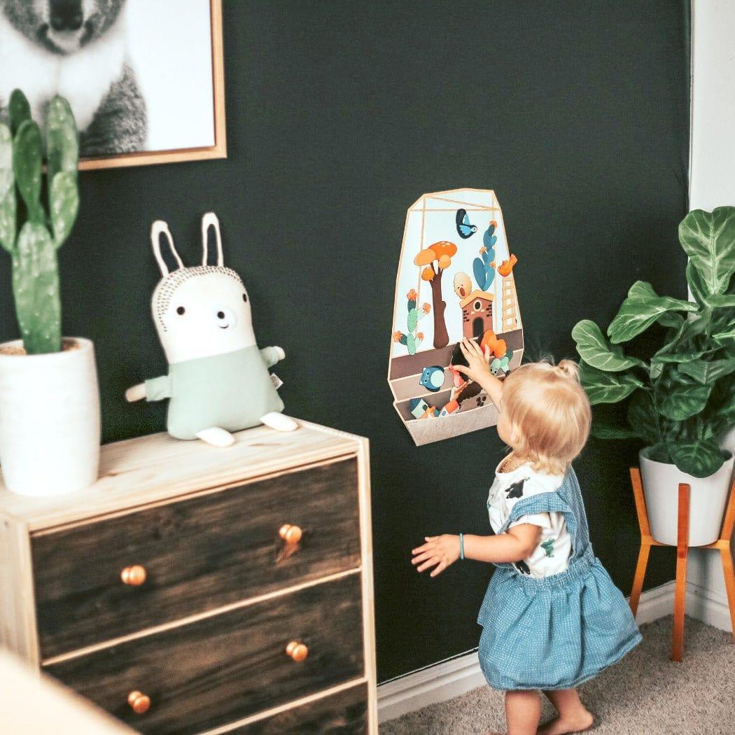 1 Sets of Oribel 1 Sets Of Vertiplay Wall Toy: Enchanted Garden
