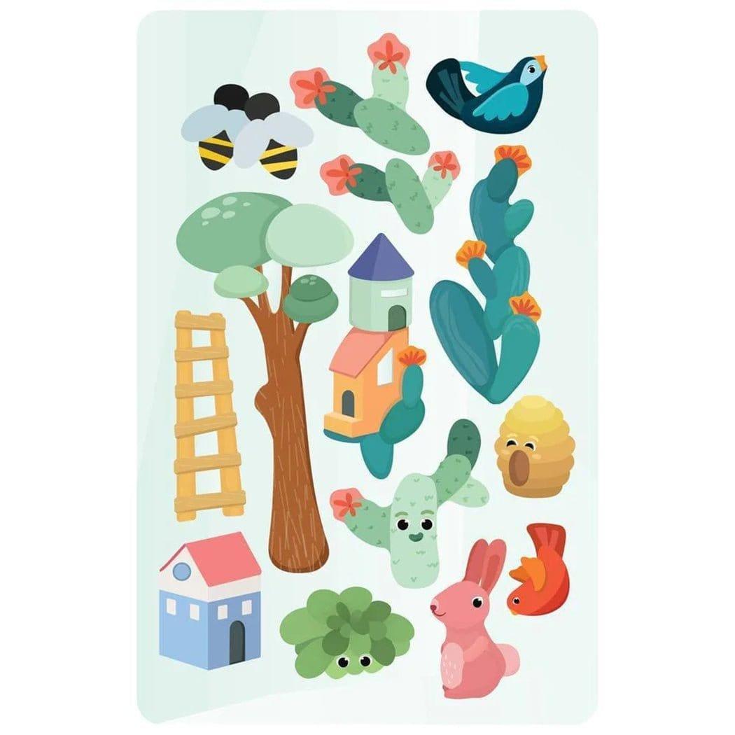 1 Sets of Oribel 1 Sets Of Vertiplay Wall Toy: Enchanted Garden