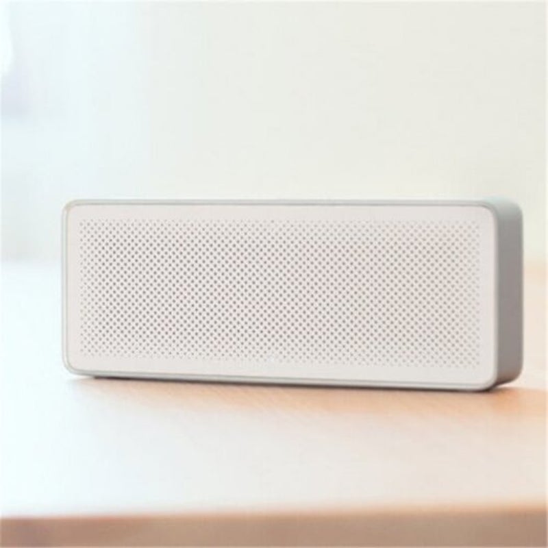 Xiaomi Original Portable Bluetooth 4.2 Speaker Square Box Generation Stereo Wireless Music Playe Silver