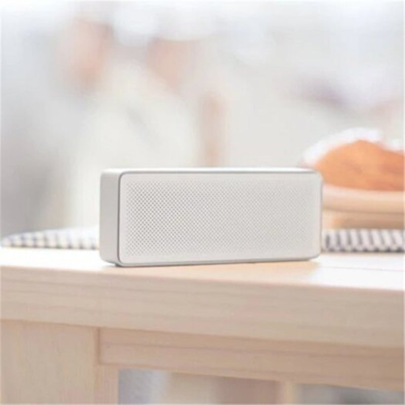 Xiaomi Original Portable Bluetooth 4.2 Speaker Square Box Generation Stereo Wireless Music Playe Silver