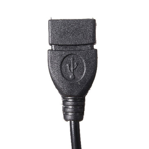 3.5Mm Male Audio Aux Jack To Usb 2.0 Type Female Converter Adapter Cable