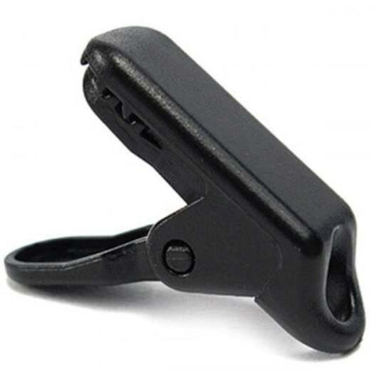 Outdoor Camping Alligator Clip 10Pcs Black