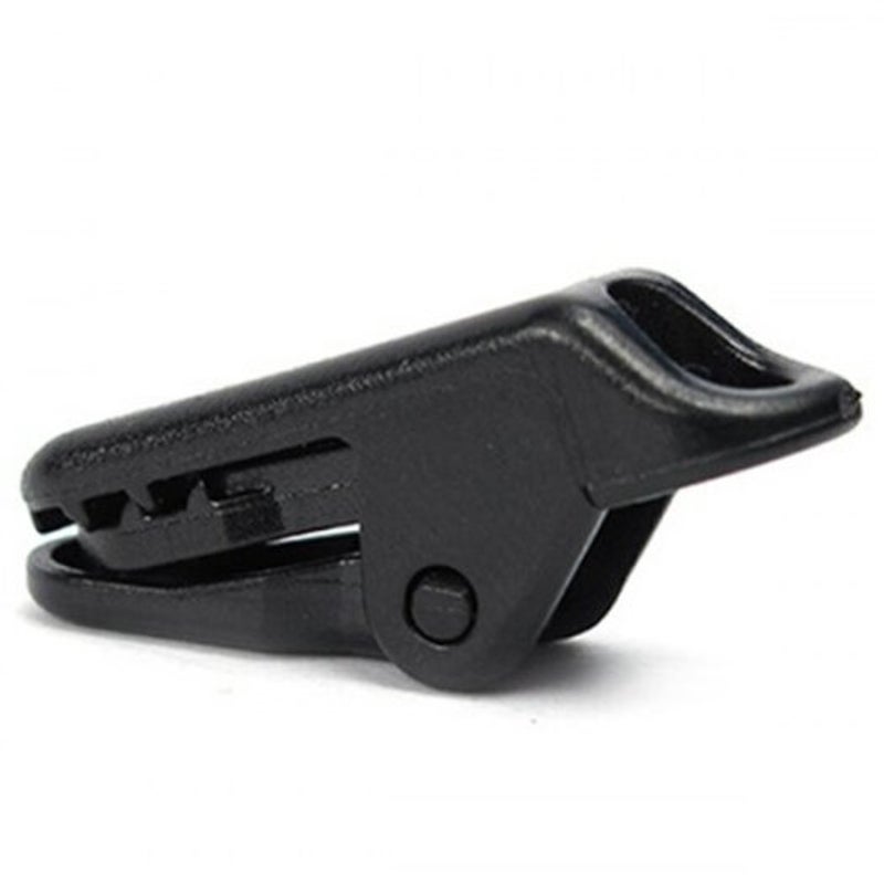 Outdoor Camping Alligator Clip 10Pcs Black