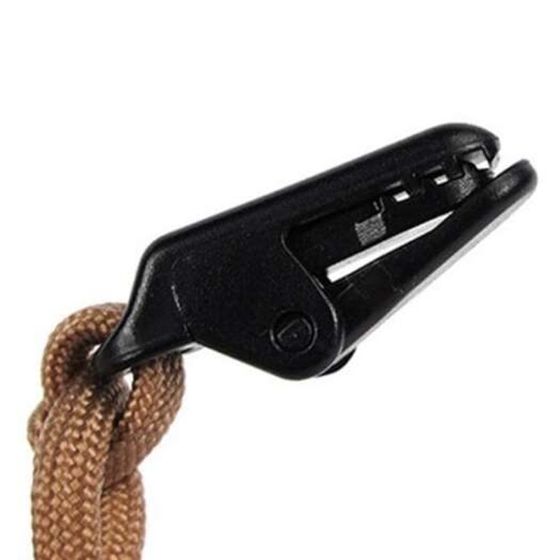 Outdoor Camping Alligator Clip 10Pcs Black