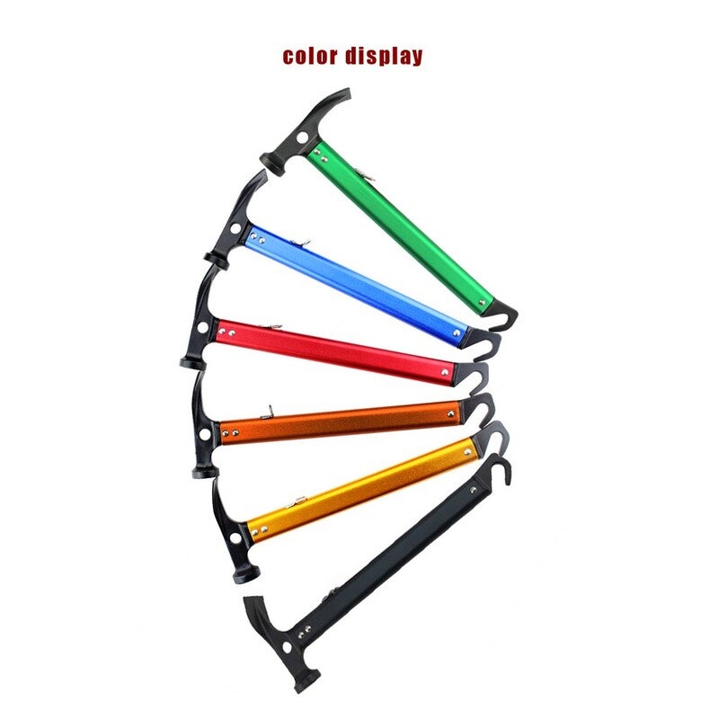 Camping Multiple Functions Hammer Aluminum Hooks Alloy Carbon Steel