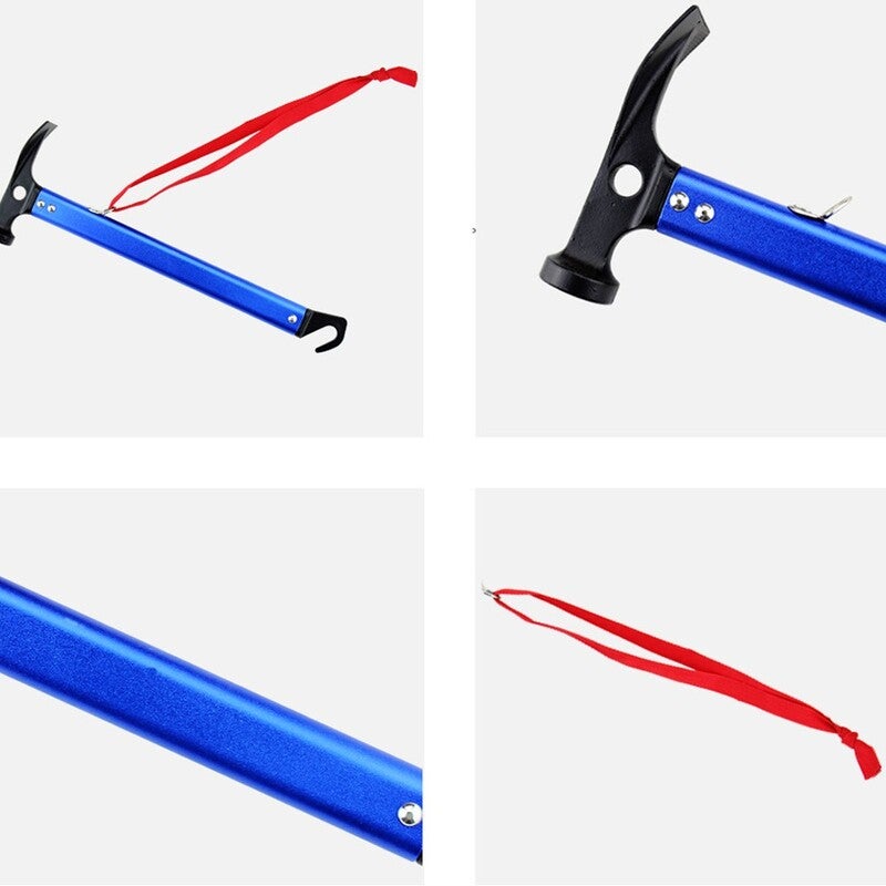 Camping Multiple Functions Hammer Aluminum Hooks Alloy Carbon Steel