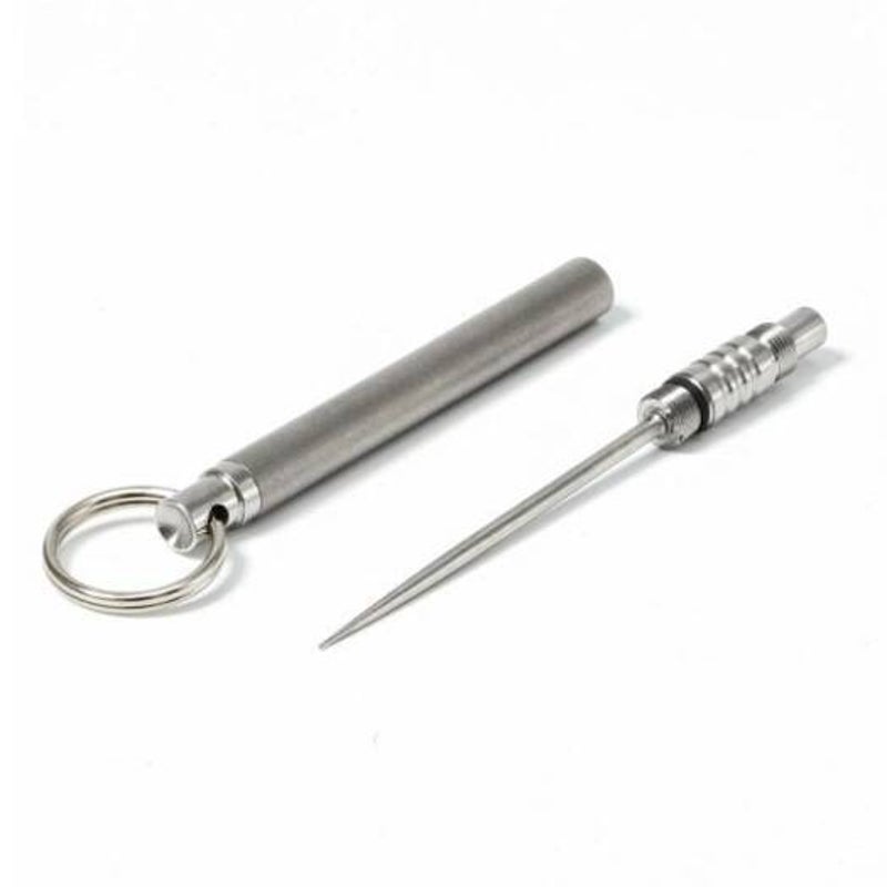 Outdoor Titanium Alloy Toothpicks Reusable Silver