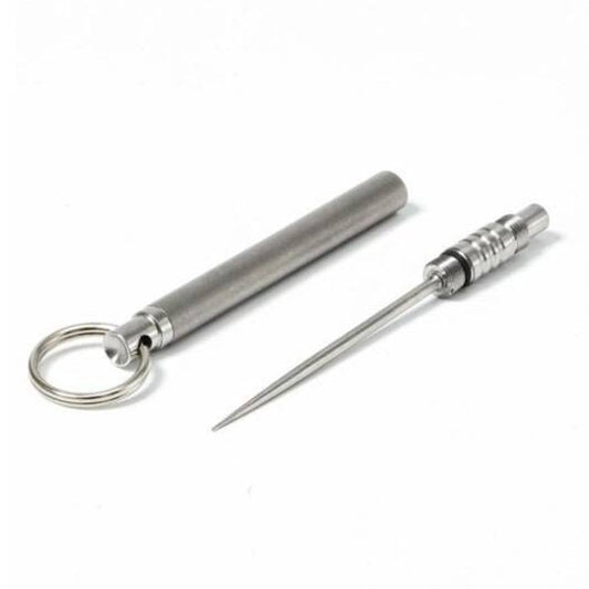 Outdoor Titanium Alloy Toothpicks Reusable Silver