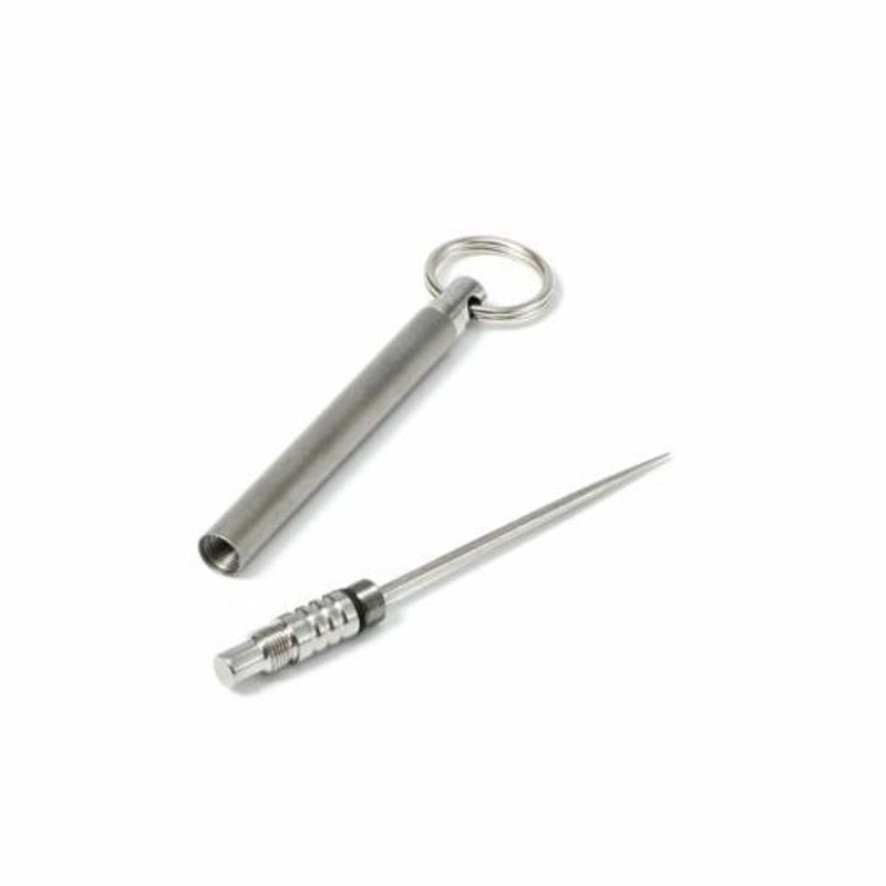 Outdoor Titanium Alloy Toothpicks Reusable Silver