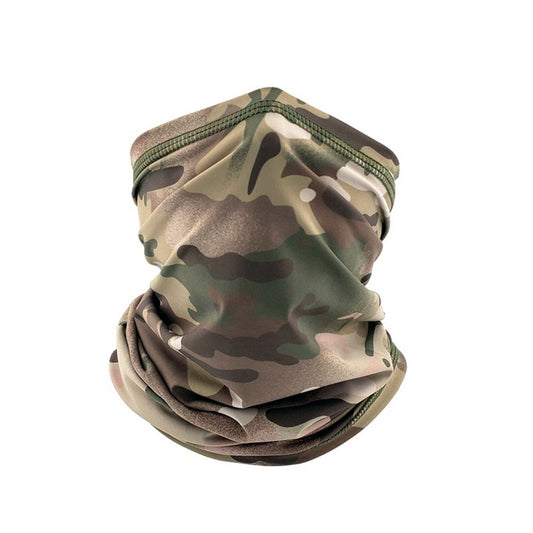 Outdoor Tactical Bandana Breathable Face Scarf Fishing Cycling Sport Soft Smooth Elastic Tube Neck Gaiter Cover Military