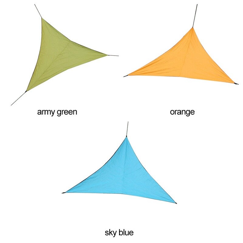 Outdoor Triangular Sunshade Sail Blue