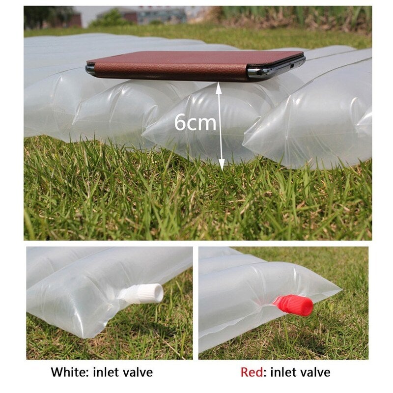 Outdoor Ultralight Inflatable Sleeping Mat Air Cushion Camping Mattress