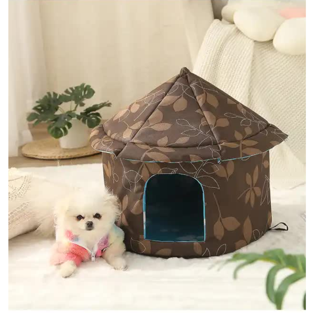 Outdoor Waterproof Cat House Insulated Weatherproof Warm Shelter For Cats Ideal Winter Protectionsize: M 40*41Cm