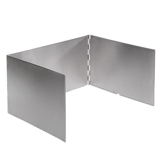Outdoors Stove Windshield Camping Cooking Windscreen Silver