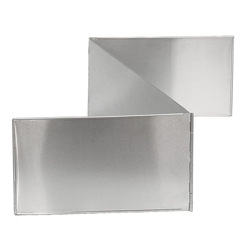 Outdoors Stove Windshield Camping Cooking Windscreen Silver