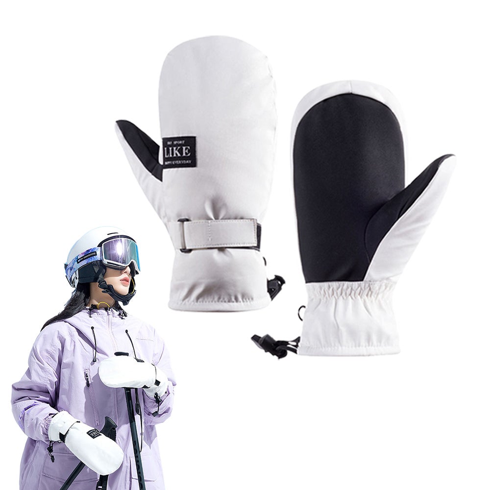 Adult Winter Ski Mittens Snow Gloves Water Resistant Note