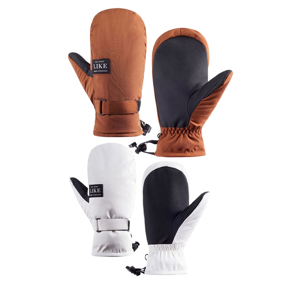 Adult Winter Ski Mittens Snow Gloves Water Resistant Note
