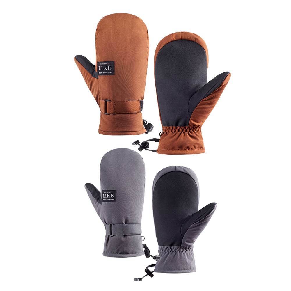 Adult Winter Ski Mittens Snow Gloves Water Resistant Note