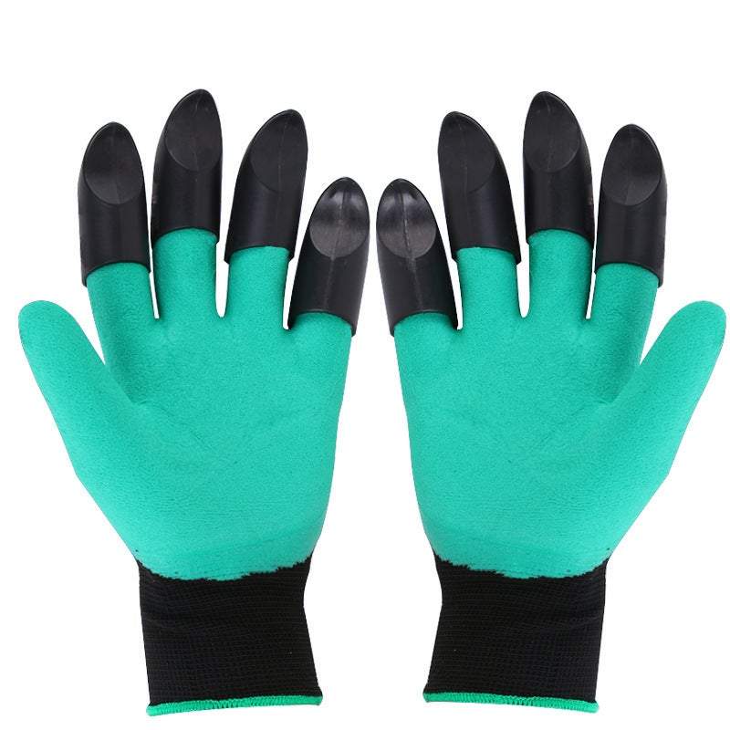 Safety Gloves Pair Of Garden Durable Claws Digging Planting Protect
