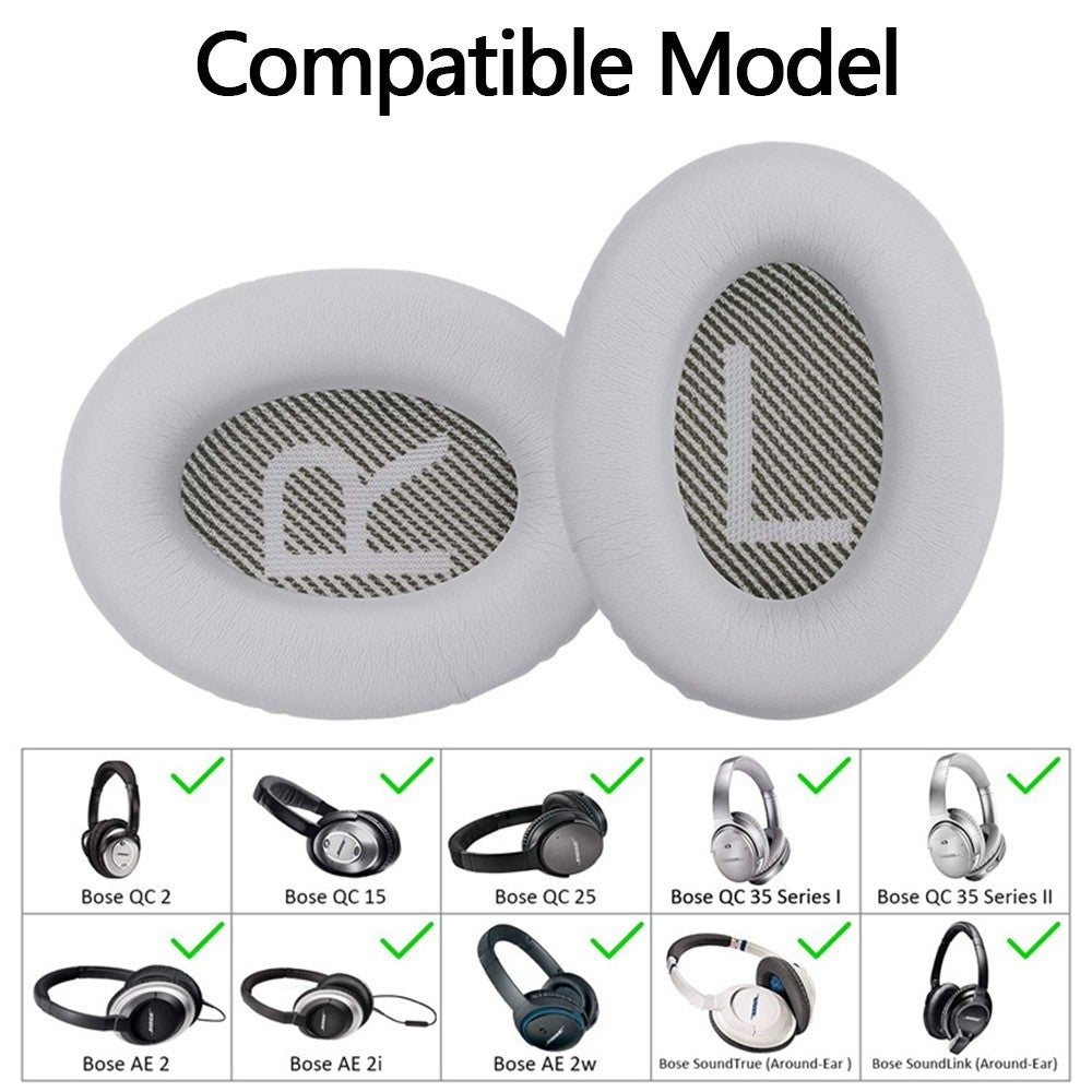 Pair Of Replacement Ear Pads Cushions For Bose Qc35 Qc35ll Over-Ear Headphones