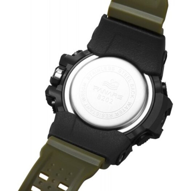 Veile Studios 8202 Outdoor Sports Digital Watch For Man Army Green