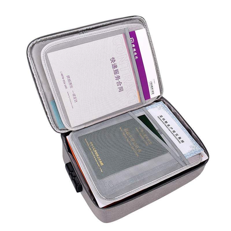 Storage Boxes Locking Documents Holder Organiser Partitions File Sorting Portfolio