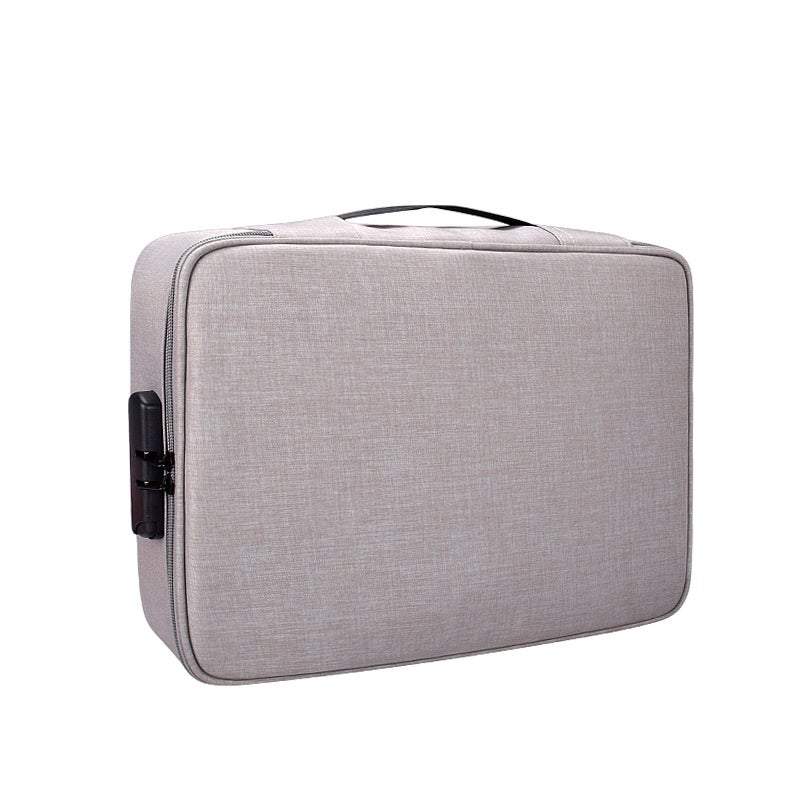 Storage Boxes Locking Documents Holder Organiser Partitions File Sorting Portfolio