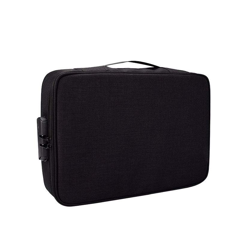 Storage Boxes Locking Documents Holder Organiser Partitions File Sorting Portfolio